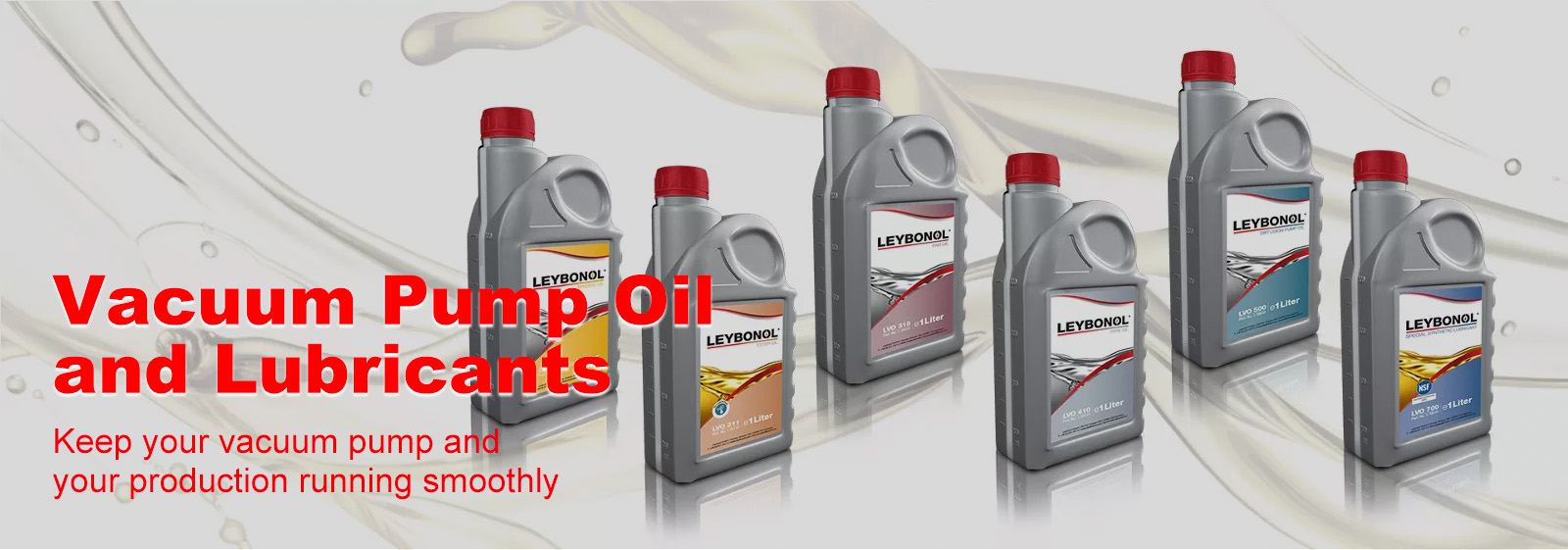 Leybold Vacuum Pump Oils